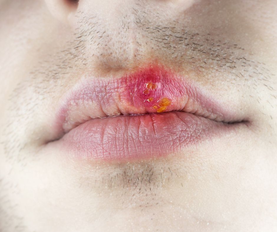 Herpes sa prejavuje vyrážkami alebo pľuzgiermi na koži alebo slizniciach. 